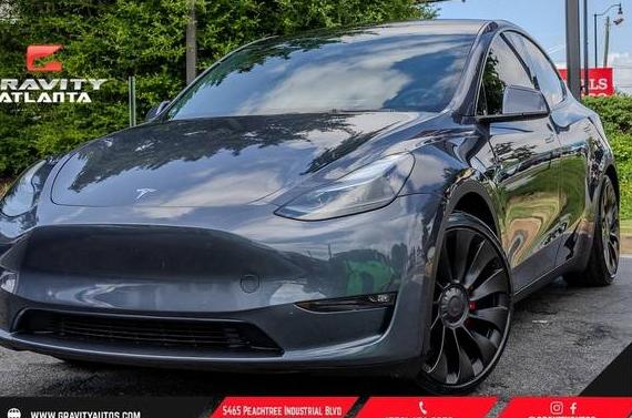 TESLA MODEL Y 2022 7SAYGDEF3NF534141 image